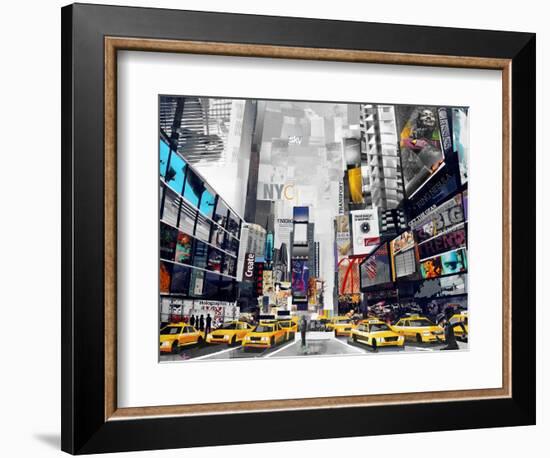 Time Square-James Grey-Framed Art Print