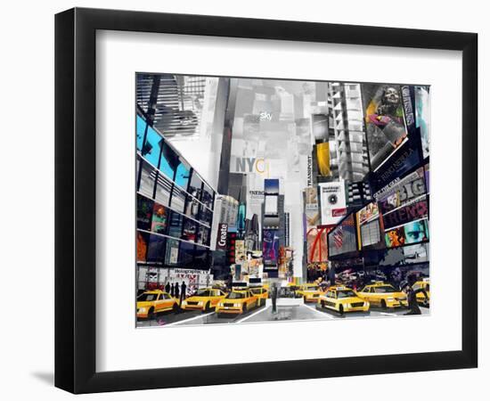 Time Square-James Grey-Framed Art Print