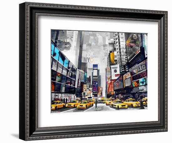 Time Square-James Grey-Framed Art Print