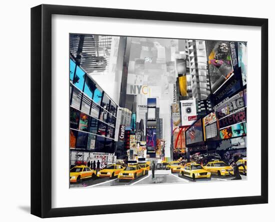 Time Square-James Grey-Framed Art Print