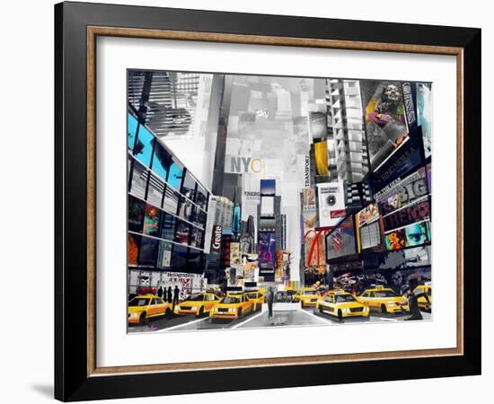 Time Square-James Grey-Framed Art Print