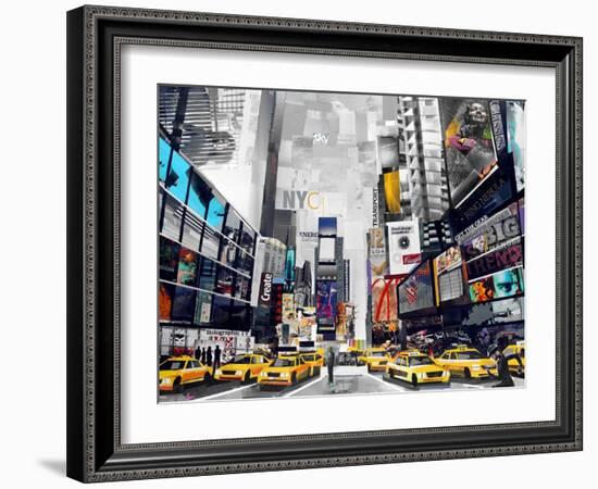 Time Square-James Grey-Framed Art Print