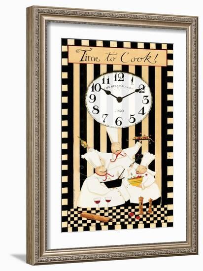Time to Cook Clock-Dan Dipaolo-Framed Art Print