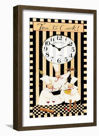 Time to Cook Clock-Dan Dipaolo-Framed Art Print