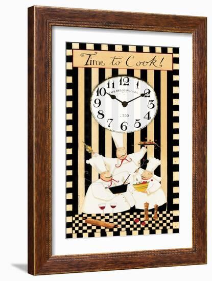 Time to Cook Clock-Dan Dipaolo-Framed Art Print