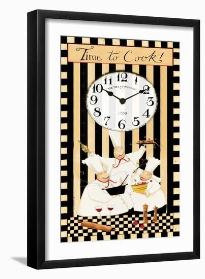 Time to Cook Clock-Dan Dipaolo-Framed Art Print