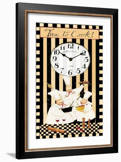 Time to Cook Clock-Dan Dipaolo-Framed Art Print