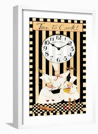 Time to Cook Clock-Dan Dipaolo-Framed Art Print