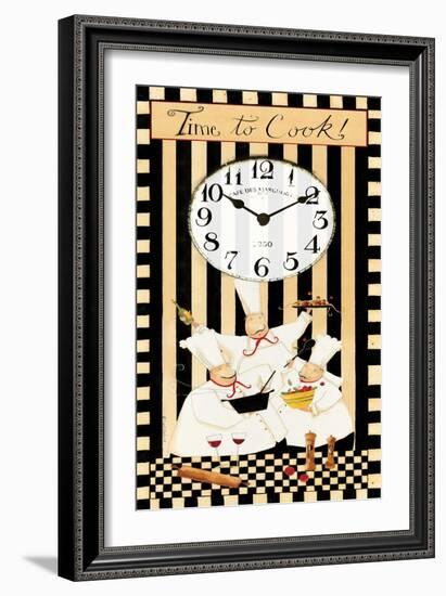 Time to Cook Clock-Dan Dipaolo-Framed Art Print