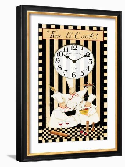 Time to Cook Clock-Dan Dipaolo-Framed Art Print