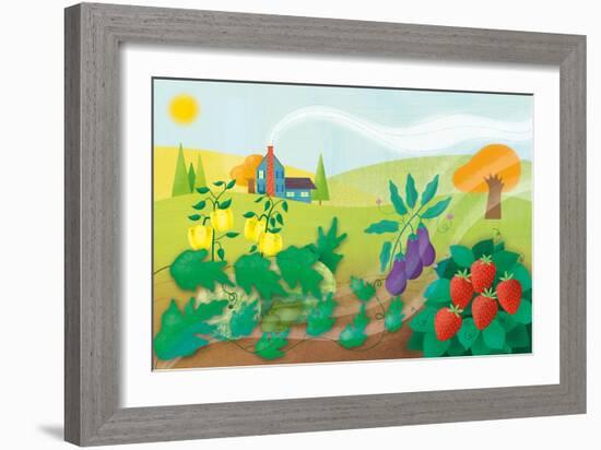 Time to Count the Breeze - Turtle-Sheree Boyd-Framed Giclee Print