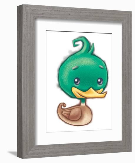 Time to Count - Turtle-null-Framed Giclee Print