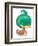 Time to Count - Turtle-null-Framed Giclee Print