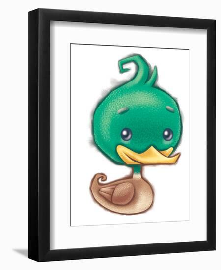 Time to Count - Turtle-null-Framed Giclee Print