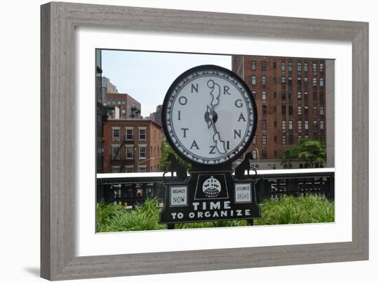 Time to Organize, Highline, 2019 (Photograph)-Anthony Butera-Framed Giclee Print