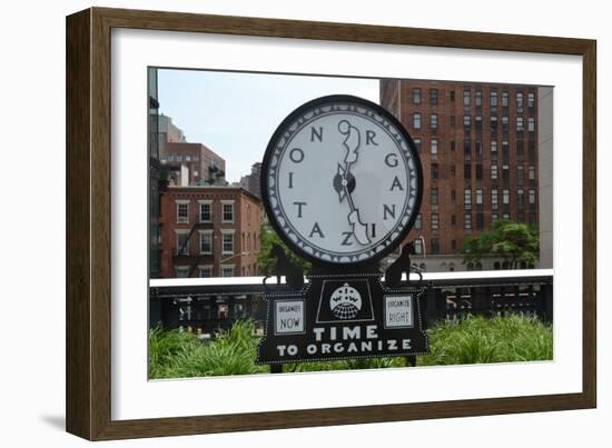 Time to Organize, Highline, 2019 (Photograph)-Anthony Butera-Framed Giclee Print