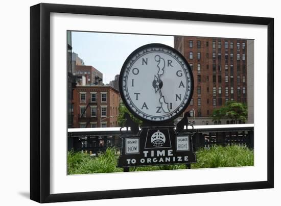 Time to Organize, Highline, 2019 (Photograph)-Anthony Butera-Framed Giclee Print