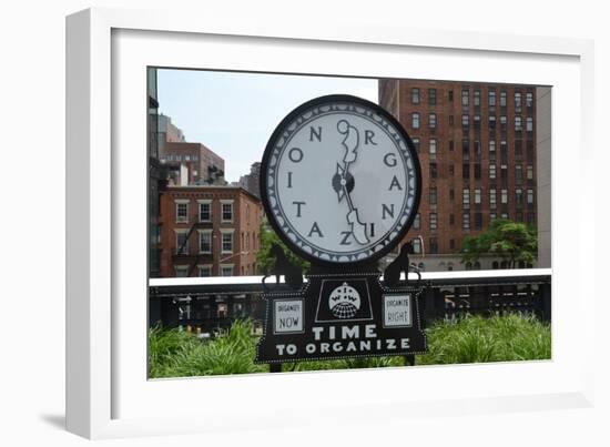 Time to Organize, Highline, 2019 (Photograph)-Anthony Butera-Framed Giclee Print
