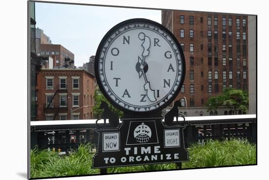 Time to Organize, Highline, 2019 (Photograph)-Anthony Butera-Mounted Giclee Print