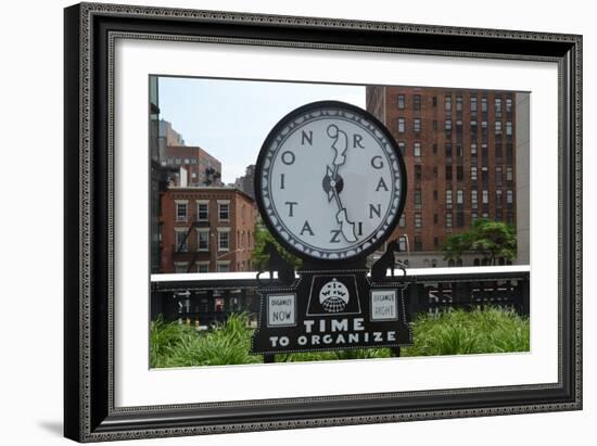 Time to Organize, Highline, 2019 (Photograph)-Anthony Butera-Framed Giclee Print