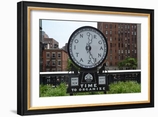 Time to Organize, Highline, 2019 (Photograph)-Anthony Butera-Framed Giclee Print