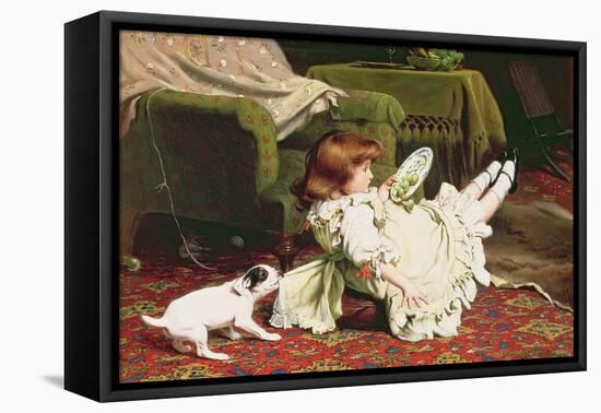 Time to Play, 1886-Charles Burton Barber-Framed Premier Image Canvas