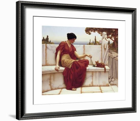 Time to Play-John William Godward-Framed Premium Giclee Print