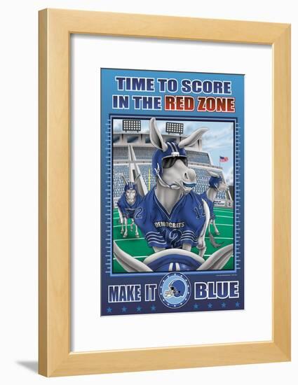 Time to Score,Composer,Composition,Ppppp in the Red Zone-Richard Kelly-Framed Art Print