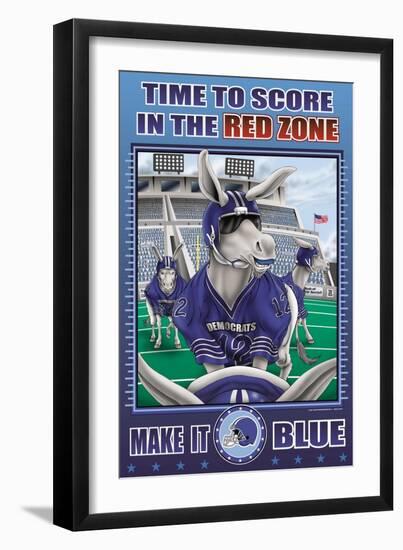 Time to Score,Composer,Composition,Ppppp in the Red Zone-Richard Kelly-Framed Art Print