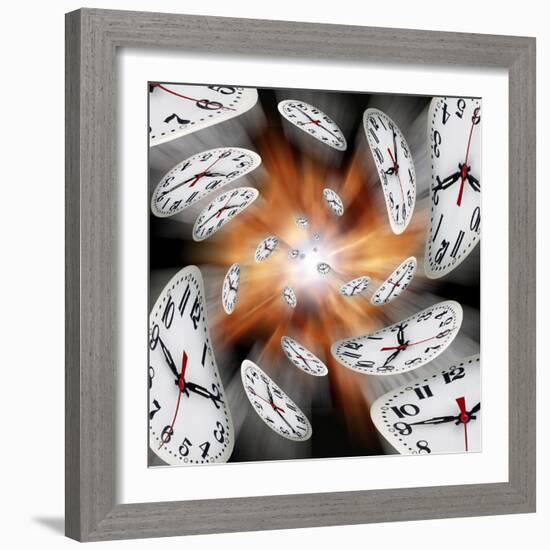 Time Warp, Conceptual Artwork-Victor De Schwanberg-Framed Premium Photographic Print