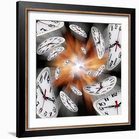 Time Warp, Conceptual Artwork-Victor De Schwanberg-Framed Premium Photographic Print