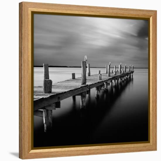 Time-Moises Levy-Framed Premier Image Canvas