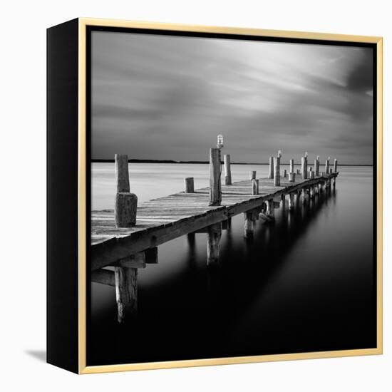 Time-Moises Levy-Framed Premier Image Canvas