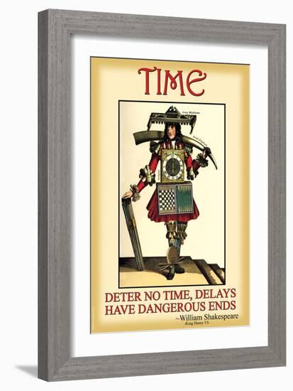 Time-Wilbur Pierce-Framed Art Print