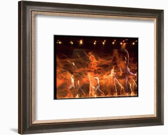 Timed Exposure of Eliot Field Ballet Company Performing-Gjon Mili-Framed Photographic Print