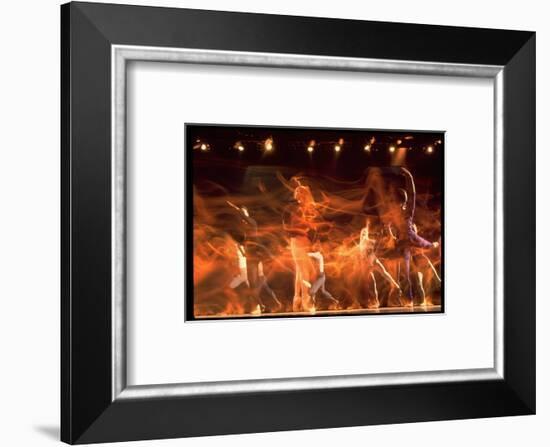 Timed Exposure of Eliot Field Ballet Company Performing-Gjon Mili-Framed Photographic Print
