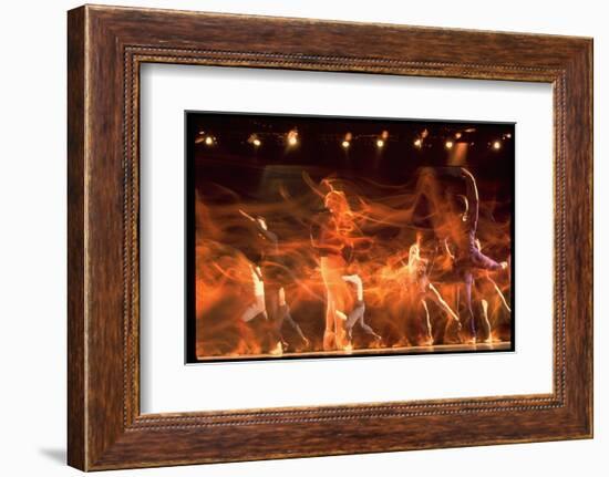 Timed Exposure of Eliot Field Ballet Company Performing-Gjon Mili-Framed Photographic Print