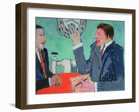 Timekeeping, 1979-Peter Wilson-Framed Giclee Print