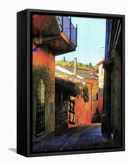 Timeless Passageways Panicale Umbria-Dorothy Berry-Lound-Framed Premier Image Canvas