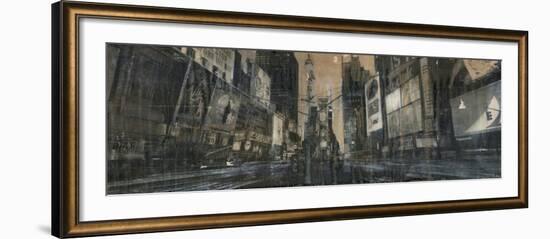Times Square 1-Dario Moschetta-Framed Art Print
