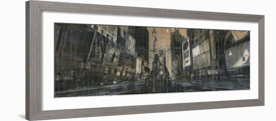 Times Square 1-Dario Moschetta-Framed Art Print