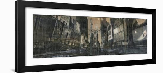 Times Square 1-Dario Moschetta-Framed Art Print