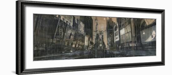 Times Square 1-Dario Moschetta-Framed Art Print