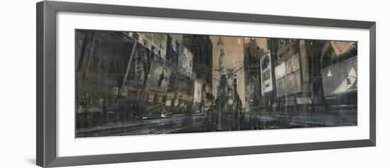 Times Square 1-Dario Moschetta-Framed Art Print