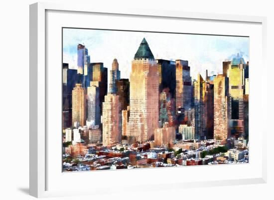 Times Square Architecture-Philippe Hugonnard-Framed Giclee Print