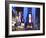 Times Square at Dusk, Manhattan, New York City, New York, United States of America, North America-Amanda Hall-Framed Photographic Print