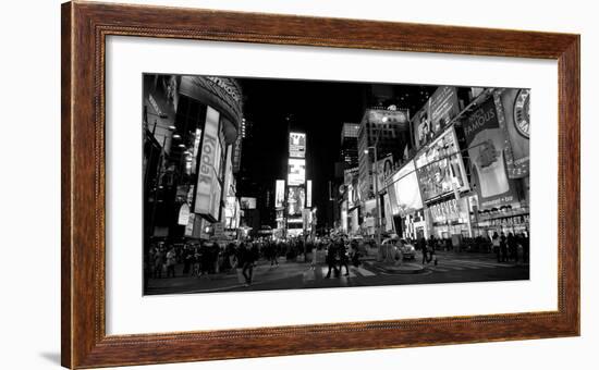 Times Square at Night, NYC-Ludo H^-Framed Art Print