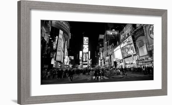 Times Square at Night, NYC-Ludo H^-Framed Art Print