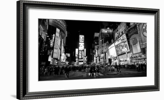 Times Square at Night, NYC-Ludo H^-Framed Art Print