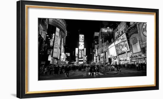 Times Square at Night, NYC-Ludo H^-Framed Art Print